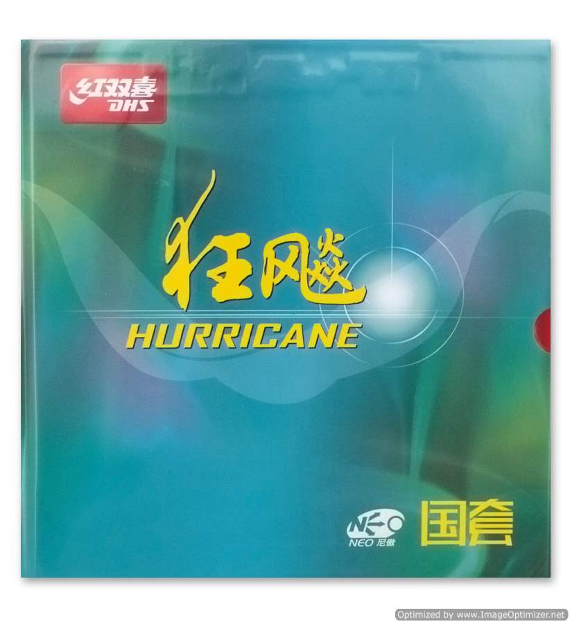 Genuine DHS Hurricane 3 Table Tennis Rubbers Pips-in 39 Degree/Spong 2.15mm Red 